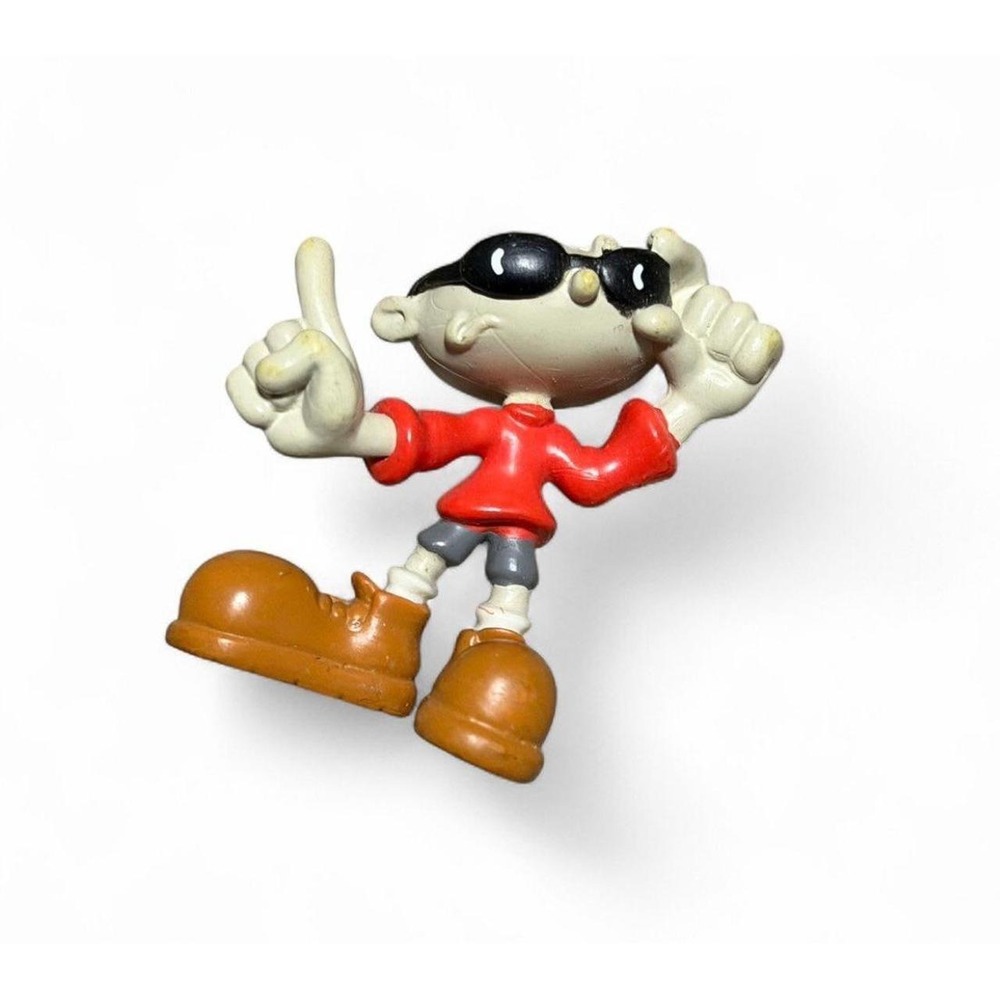Vintage Codename Kids Next Door Numbuh 1 Nigel Uno PVC Figure Cartoon Network 3"